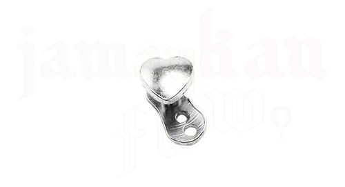 Piercing Microdermal Corazon Titanio Silver Joyeria Corporal