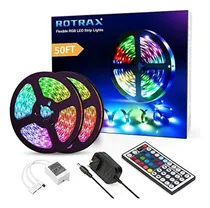 Comprar Tira De Luces Led De 50 Pies, Rotrax Tira Flexible Ultra Lar