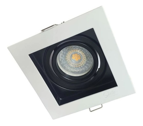 Imagen 1 de 5 de 4x Spot Cuadrado De Embutir Techo + Lámpara Luz Led 7w Gu10