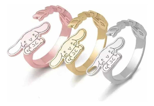 T Anillo Ajustable Cinnamoroll By Hello Kitty