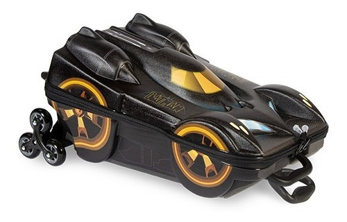 Imagem 3 de 10 de Mochilete Batman Beware 3d Mochila Escolar + Lancheira