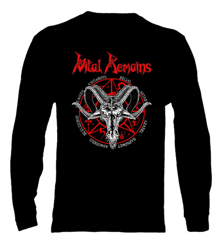 Polera Manga Larga Vital Remains - Ver 02 - Forever Undergro