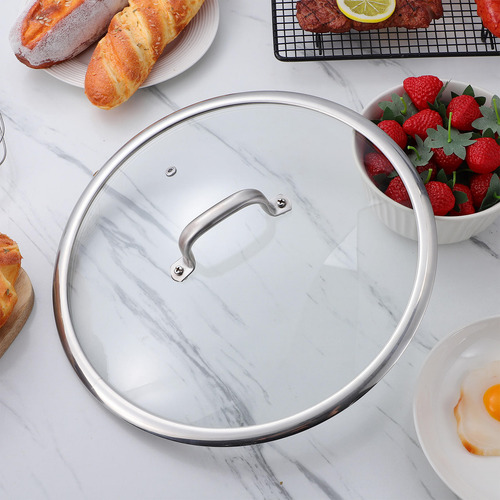 Utensilios De Cocina Universales Con Tapa Redonda De Acero I