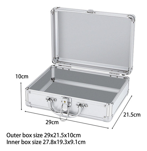 Caja De Almacenamiento Segura Con Cerradura Con Llave