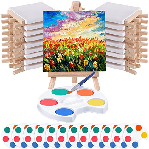 Conjunto De Pintura Acuarela, Mini Juego De Pintura 4x4...