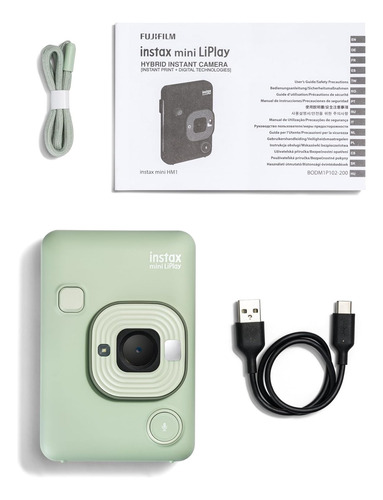 Cámara Fujifilm Instax Mini Liplay Color Verde