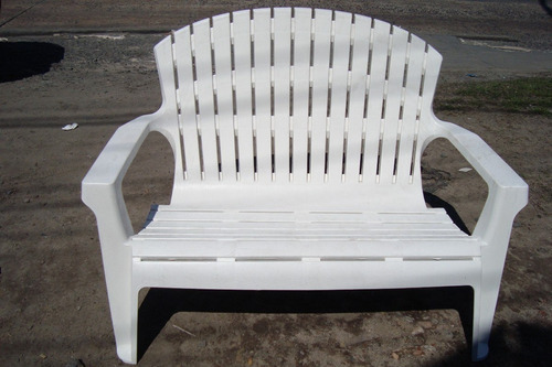 Sillon California Doble Mascardi Color Blanco Reforzado