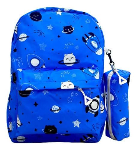 Mochila Colegio Escolar Nena Nene Con Cartuchera Babymovil