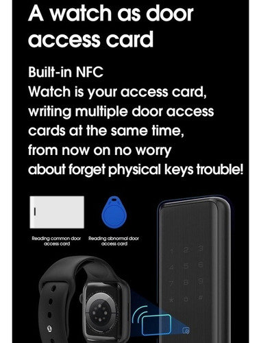 Imagen 5 de 9 de Smartwatch W27 Pro Bt Ip67 Blanco Serie 7 Nfc + Correa Extra