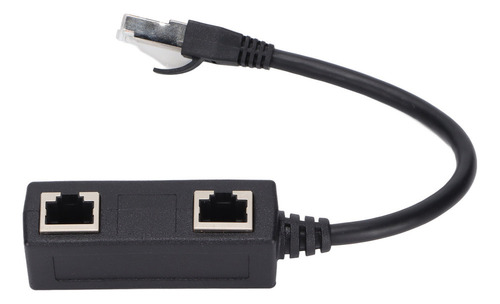 Nuevo Adaptador Divisor Rj45 Ethernet De 1 Puerto Macho A 2