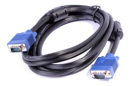 Cable Vga De 10 Metros Con Doble Filtro Para Monitor Nuevo