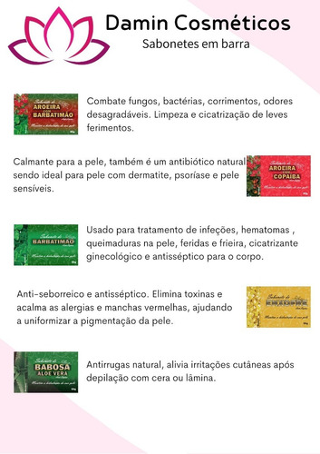 Imagem 3 de 5 de Sabonete De Babosa (aloe Vera) - Kit 6 Unidades