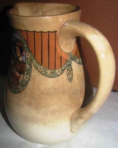 Jarra Antigua Villeroy&boch Decorada En Impecable Estado!! (Usado)