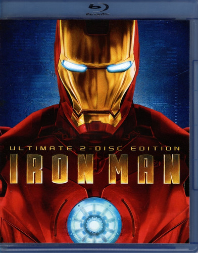 Iron Man Marvel Edicion Ultimate 2 Discos Pelicula Blu-ray