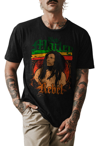 Polo Personalizado Motivo Bob Marley  03