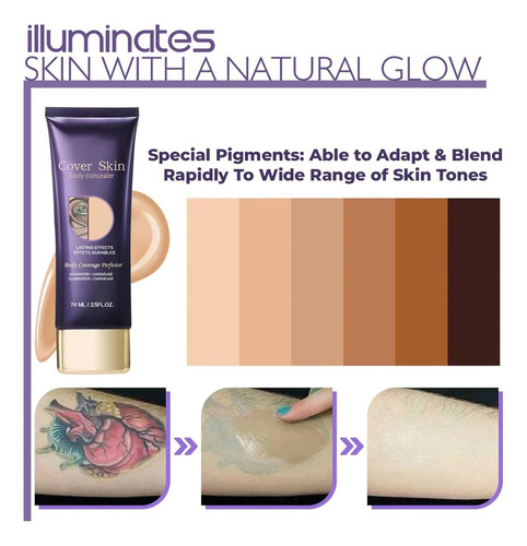 Nuevo Body Coverage Perfector, Maquiagem Para Capa De Tatuag