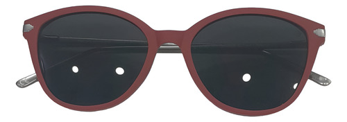 Anteojos De Sol Karün Nat Geo Mod.:puma Rojo/metal Pol Dama Lentes De Sol Reciclado Negro Rojo Metal Gris