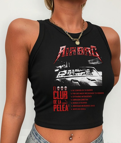 Remera Airbag Musculosa Top El Club De La Pelea