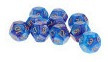 Dados De Dungeons And Dragons, 10 Unidades, 12 Caras, Azules