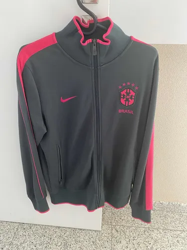 Jaqueta internacional nike cinza sales
