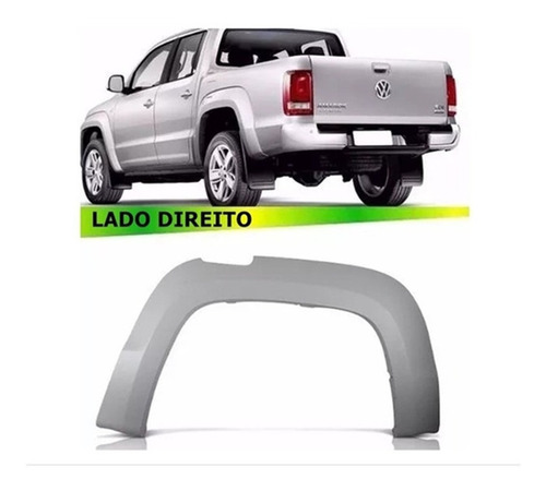 Alargador Para-lama Traseiro Direito Amarok 2010 Até 2014