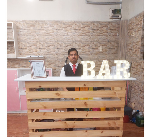 Servicio Barra Móvil Iluminada - Barman - Open Bar Domicilio