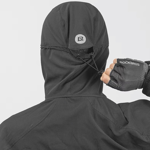 Chaqueta Cortaviento Ciclismo Rockbros 2 En 1 Desmontable