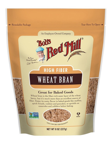 Bobs Red Mill Wheat Bran Salvado De Trigo 227g