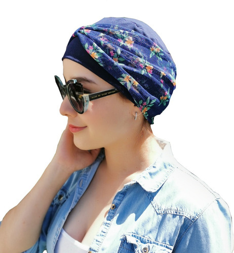 Turbante Oncologico Modelo Dot Con Malla 