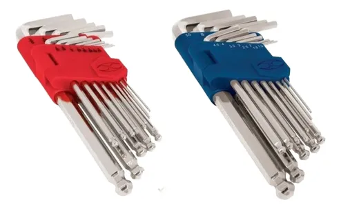 Juego Llave Allen Pulgadas + Juego Llave Allen Milimétricas