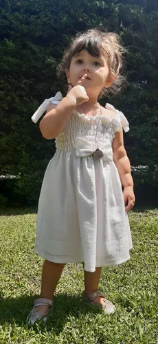 Vestidos de bautizo para niña de 1 año online mercadolibre