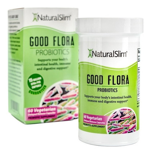 Naturalslim Good Flora Probióticos X 60 Cápsulas Vegetariana Sin Sabor
