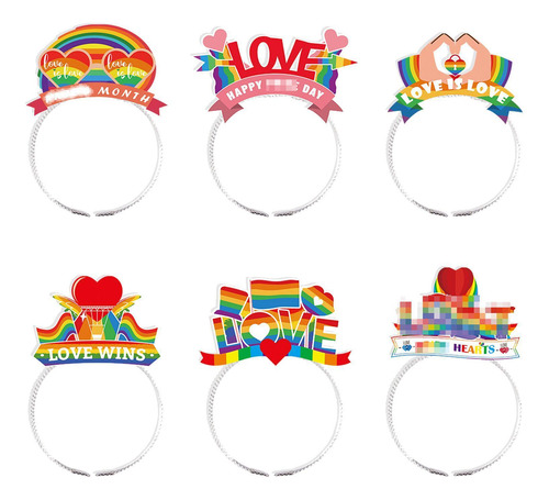 Tocado Del Orgullo Accesorios Para El Cabello Iris El Amor E
