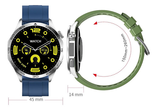 Smart Watch Gt4 Con 2 Pulsos