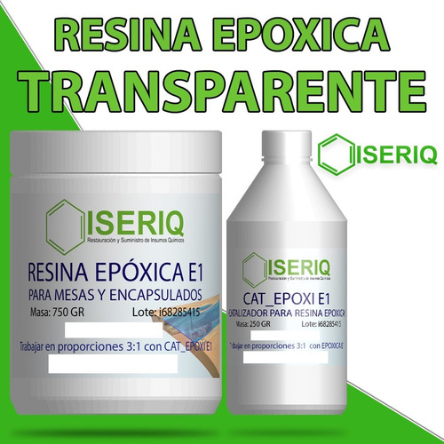 Resina Epóxica Para Encapsulados Y Madera - Iseriq