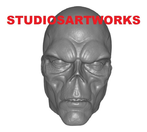 Red Skull 1 Cabeza Figura De Acccion Tipo Hot Toys 1.6 45 Mm