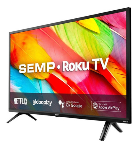 Smart Tv Led 32 Hd Semp Wifi Hdmi Usb Roku Bivolt 32r6500