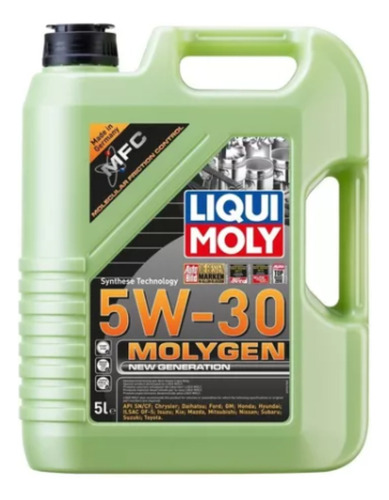  Aceite 5w-30 Molygen New Generation Synthetic 5lt.