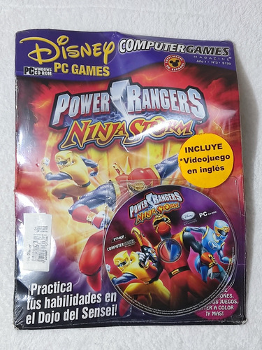 Computer Pc Games, Power Rangers Ninja Storm, Disney 2003