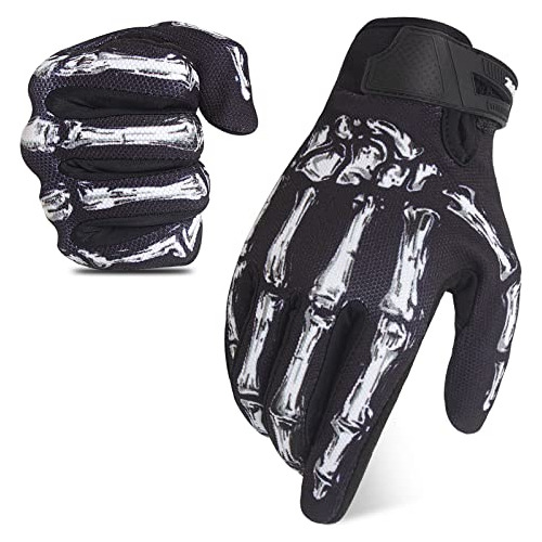 Guantes De Motocicleta Sin Dedos Pantalla Táctil Antid...