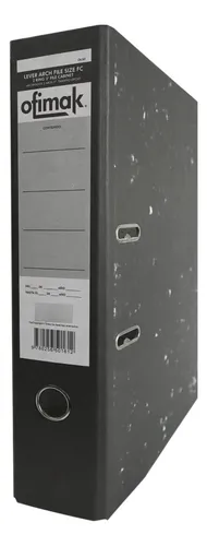 comprar Carpeta Archivador Lomo Ancho Tamaño Oficio Color Negro