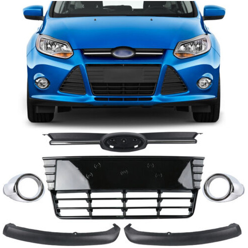 Fit  2012 2013 2014 Ford Focus Front Bumper Grille Grill Rrx
