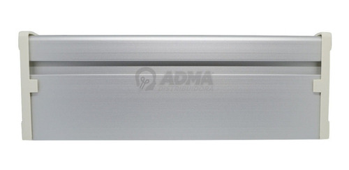 Cambre Track Aluminio Tapa Blanca