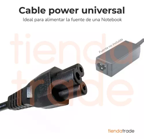 Cable de alimentación trébol para cargadores