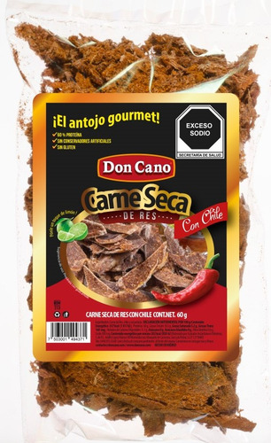 Carne Seca De Res Enchilada Don Cano De 100gr
