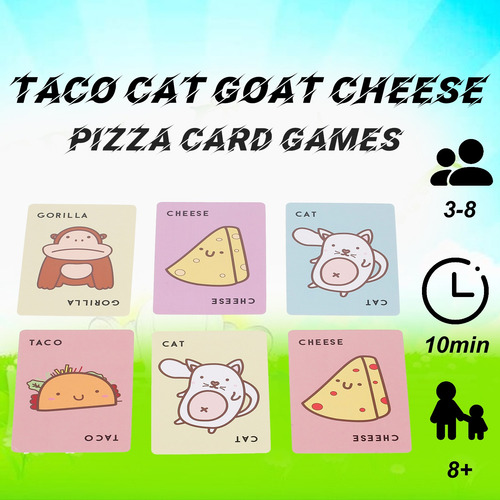 Taco Gato Cabra Queso Pizza Juegos De Cartas 10 Minutos Fast