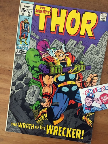 Comic - Thor #171 Jack Kirby Stan Lee 1969 Galactus