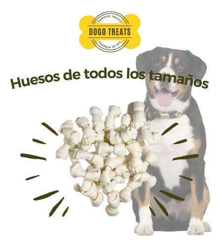 Premio Para Perro De Carnaza 10 Kilos Hueso 4-7 Cm