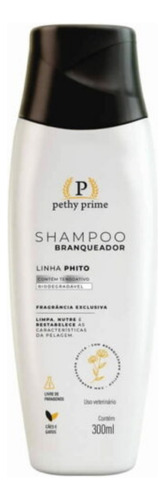 Shampoo Branqueador Pethy Prime Para Pelos Claros 300ml