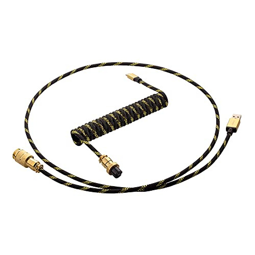 Cablemod Pro Coiled Keyboard Cable (midas Foil Negro, Jh544